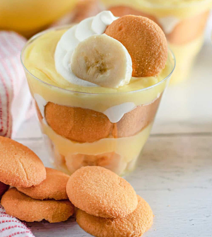 Homemade Banana Puddin Cups